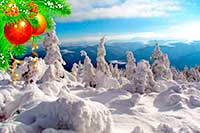 Панорама Закарпатья в новогодние праздники